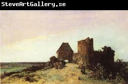 Johan-Barthold Jongkind Ruins of the Castle at Rosemont